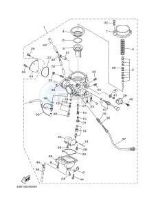 YFM250R RAPTOR 250 (33B7) drawing CARBURETOR