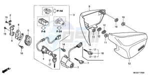 VT750CA9 Europe Direct - (ED / MK) drawing SIDE COVER