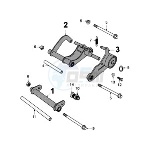 GEOPOLIS 250 drawing ENGINEMOUNT