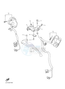 YZF-R1M 998 R3 (2KSC 2KSD) drawing HANDLE SWITCH & LEVER