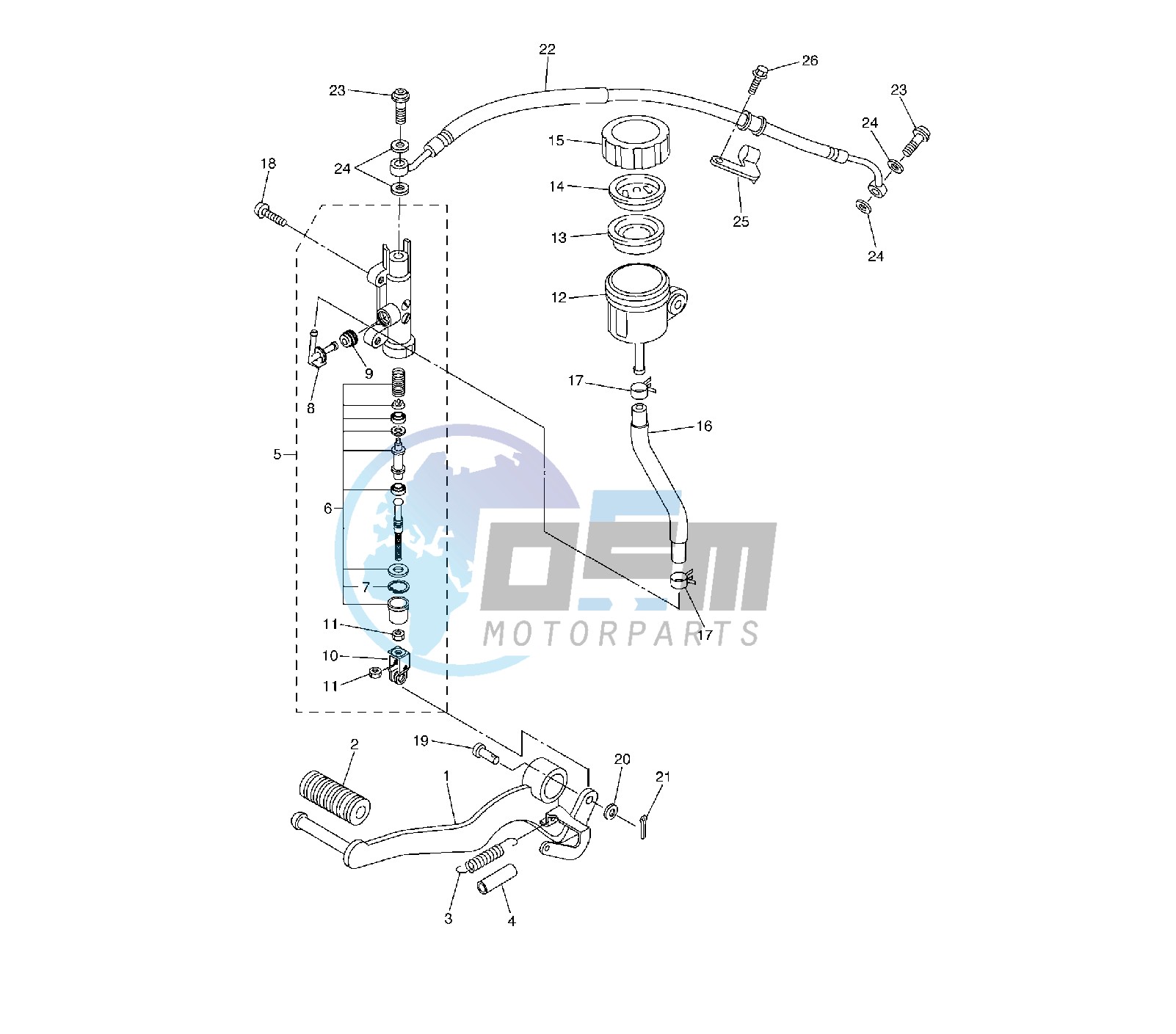 REAR MASTER CYLINDER