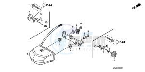 CBR600RA9 Europe Direct - (ED / ABS) drawing TAILLIGHT