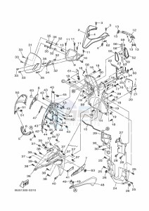 MWS125-C TRICITY 125 (BU5G) drawing LEG SHIELD