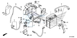 GLR1251WHH UK - (E) drawing BATTERY