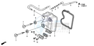 FES150 125 S-WING drawing CYLINDER HEAD COVER