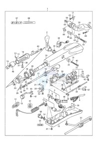 DF 90A drawing Tiller Handle