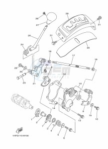 YFM700FWBD KODIAK 700 EPS (B5KS) drawing SHIFT SHAFT