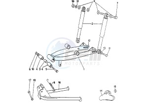 103 - 50 cc drawing REAR SWING ARM