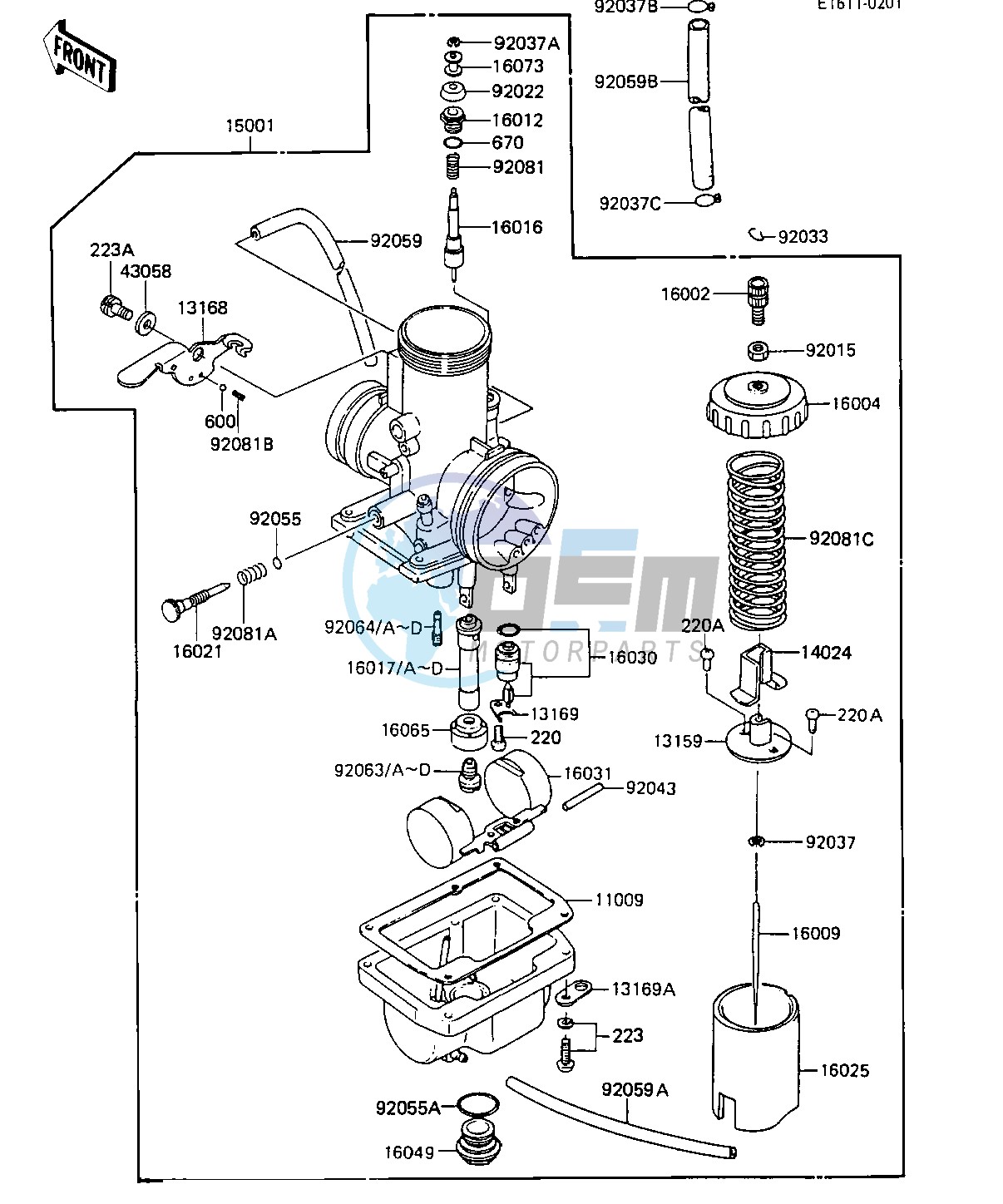 CARBURETOR -- KX80-G2- -