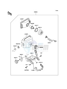 KLF300 4x4 KLF300-C17 EU GB drawing Optional Parts