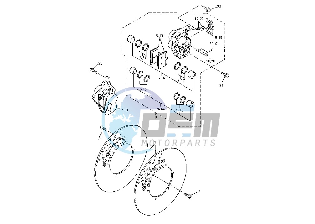 FRONT BRAKE CALIPER