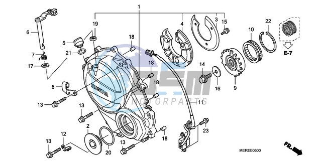 RIGHT CRANKCASE COVER