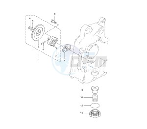 VP X-CITY 250 drawing OIL PUMP