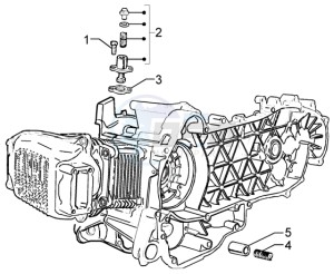 Liberty 125 la poste drawing Chain Tightener - By pass Valve