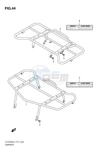 LT-A750X (P17) drawing CARRIER (LT-A750XL1 P17)