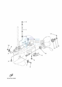 F70AET drawing PROPELLER-HOUSING-AND-TRANSMISSION-2