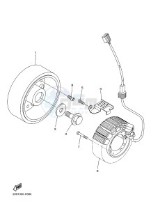 XJ6SA 600 DIVERSION (S-TYPE, ABS) (36DH 36DK) drawing GENERATOR