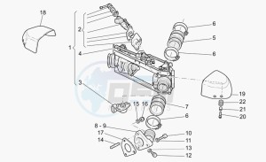 California 1100 Stone - Metal PI EV/EV Touring PI drawing Throttle body