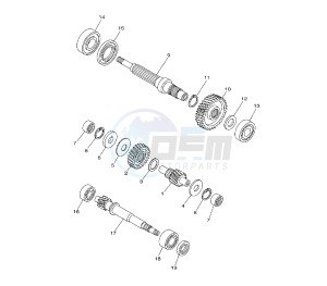 YP MAJESTY ABS 400 drawing GEAR GROUP