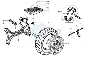 Hexagon 250 GT (5791881) 5791881 drawing Rear Wheel