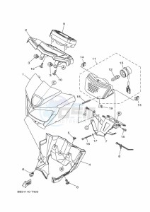 YFM450FWBD KODIAK 450 EPS (BEY2) drawing HEADLIGHT 2