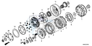 TRX500FE2H Europe Direct - (ED) drawing CLUTCH