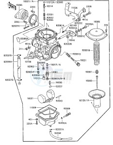 KL 250 C [KLR250] (C1-C2) [KLR250] drawing CARBURETOR