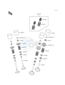 ZX 600 D [NINJA ZX-6] (D2-D4) [NINJA ZX-6] drawing VALVE