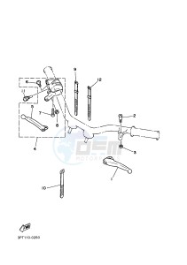 PW50 (2SA2 2SA3) drawing HANDLE SWITCH & LEVER