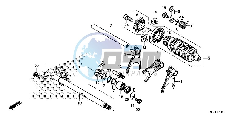 GEAR SHIFT DRUM