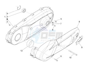 Beverly 350 4T ST ie ABS E4 300 (EMEA) drawing Crankcase cover - Crankcase cooling