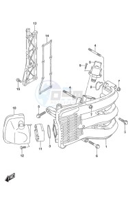 DF 50A drawing Intake Manifold/ Silencer/Exhaust Cover