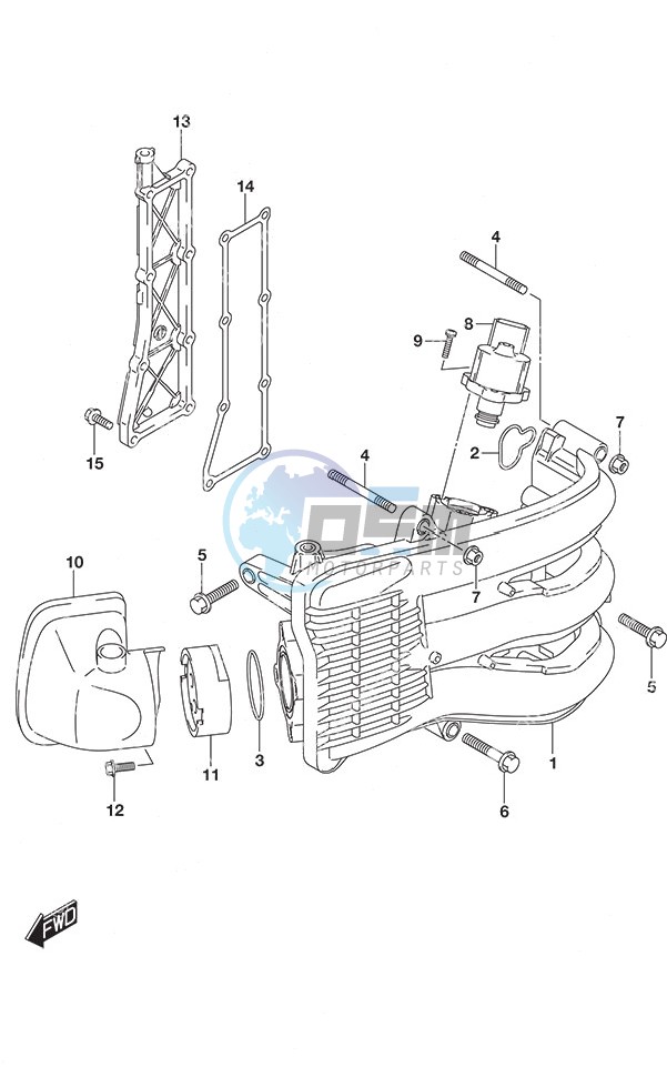 Intake Manifold/ Silencer/Exhaust Cover