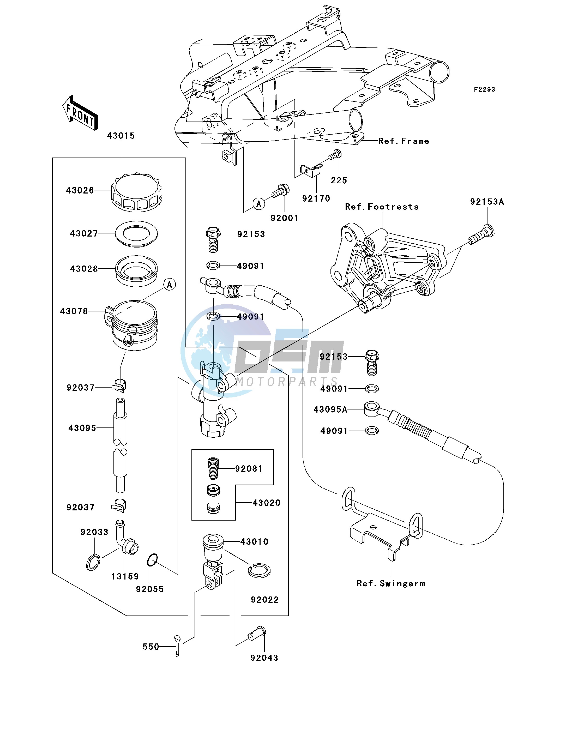 REAR MASTER CYLINDER