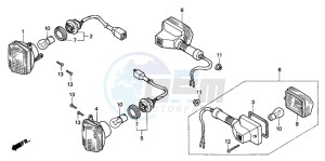 NX650 500 DOMINATOR drawing WINKER (1)