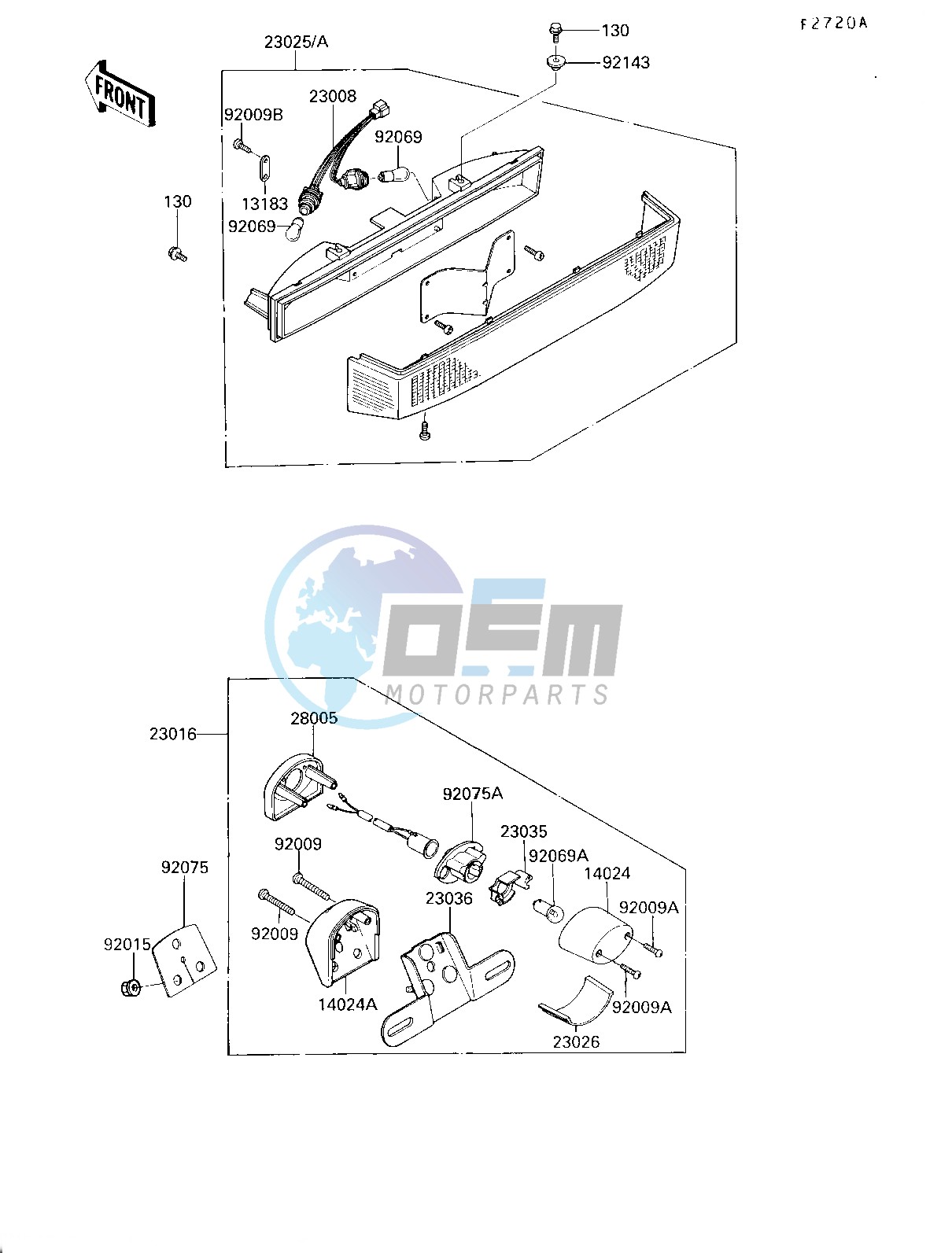 TAIL LAMP-- ZG1200-B2_B3_B4_B5- -