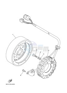 YFM350R YFM350RB RAPTOR 350 (10P9 10P9) drawing GENERATOR