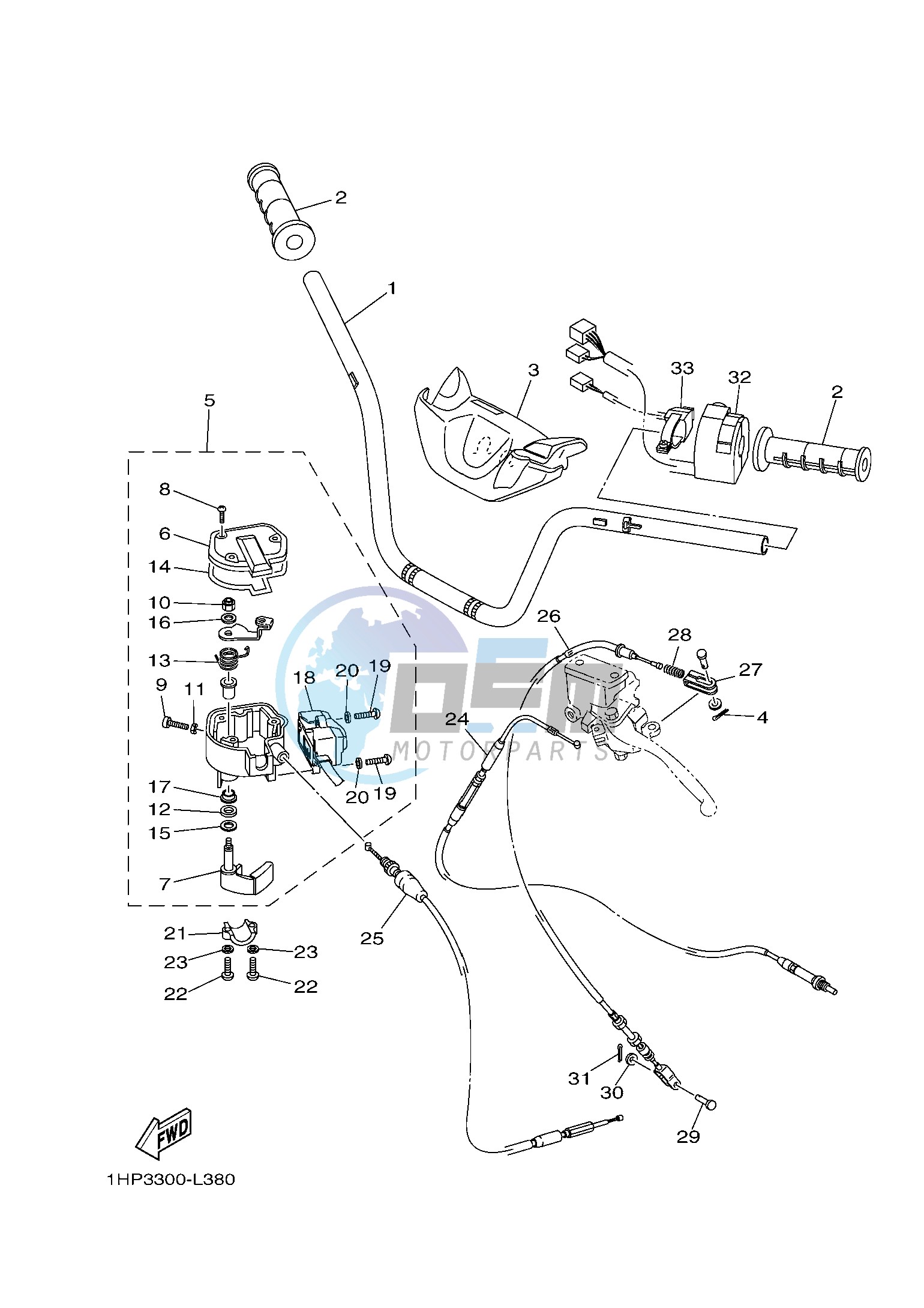 STEERING HANDLE & CABLE