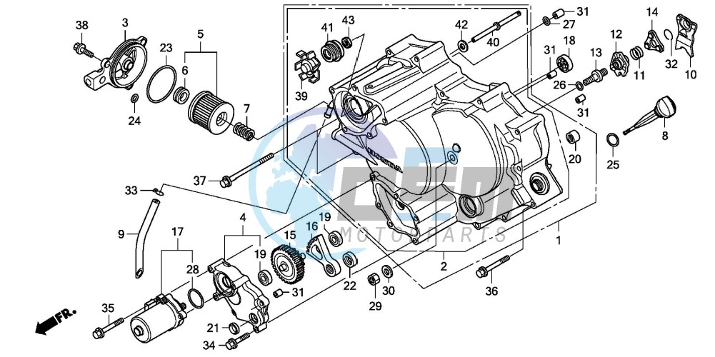 FRONT CRANKCASE COVER