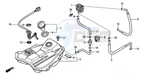 SRX50 drawing FUEL TANK/FUEL PUMP