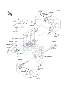 VN 900 C [VULCAN 900 CUSTOM] (7F-9FA) C9FA drawing TURN SIGNALS