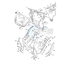 HW XENTER 150 drawing FRONT BODY