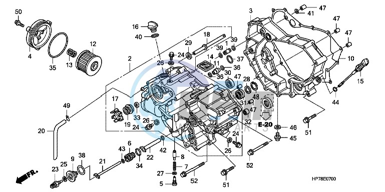 FRONT CRANKCASE COVER