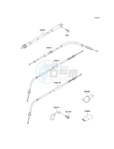 KLX 300 A [KLX300R] (A6F-A7A) A7F drawing CABLES