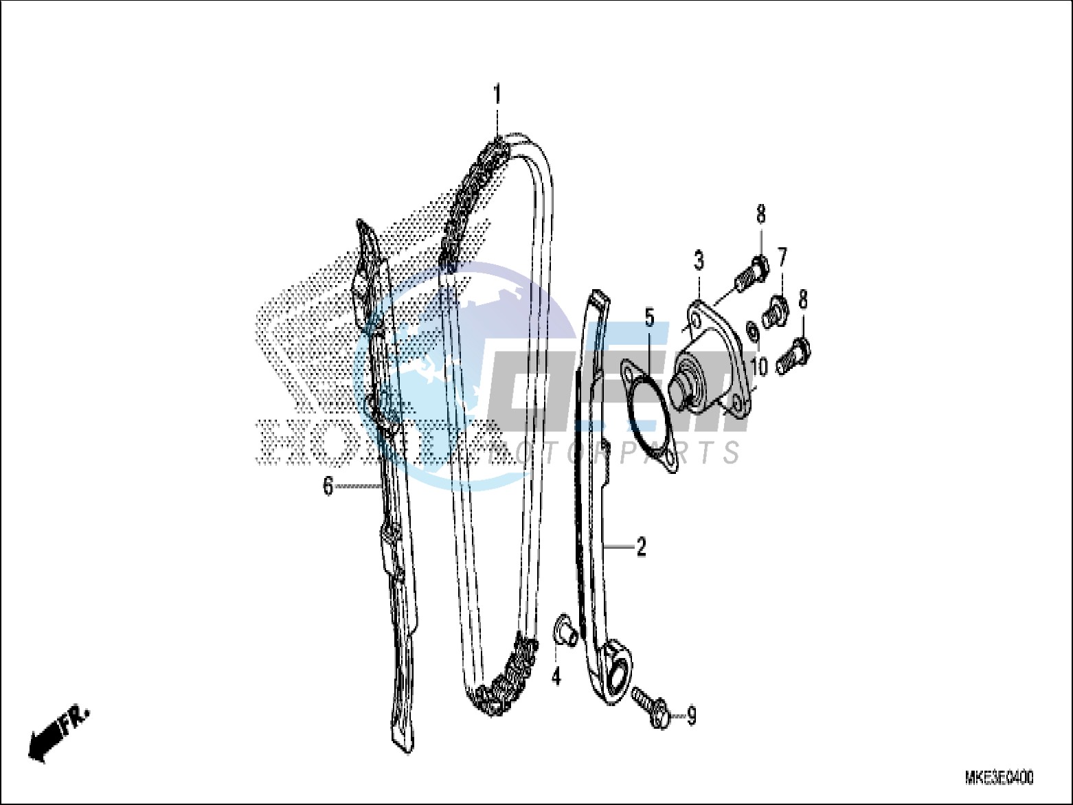 CAM CHAIN/TENSIONER