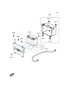 J125 ABS SC125BGF XX (EU ME A(FRICA) drawing Battery