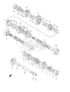 LT-F500F (E24) drawing TRANSMISSION (1)