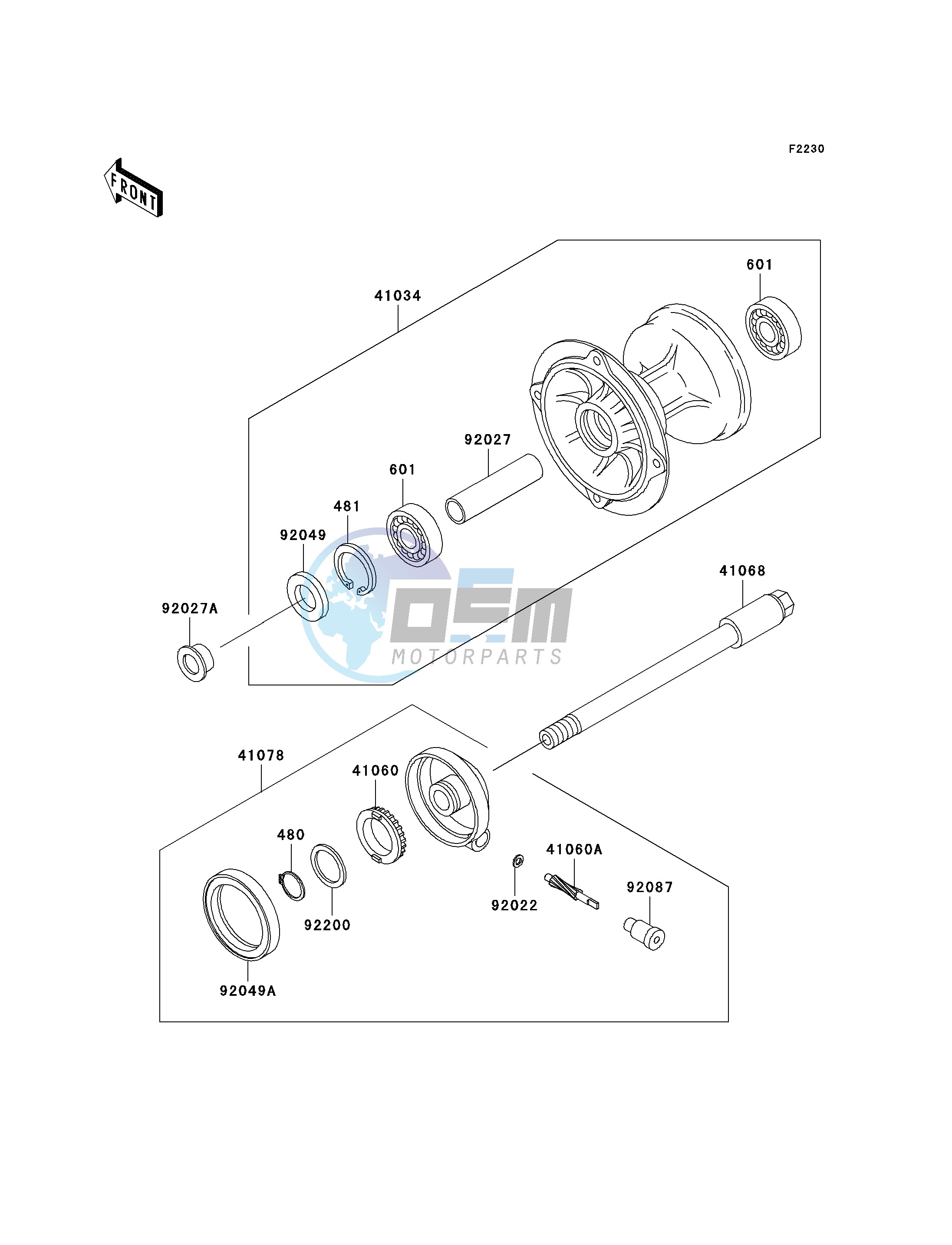 FRONT HUB