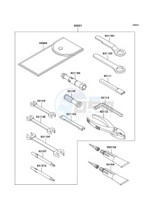 VN800 CLASSIC VN800-B10P GB XX (EU ME A(FRICA) drawing Owner's Tools