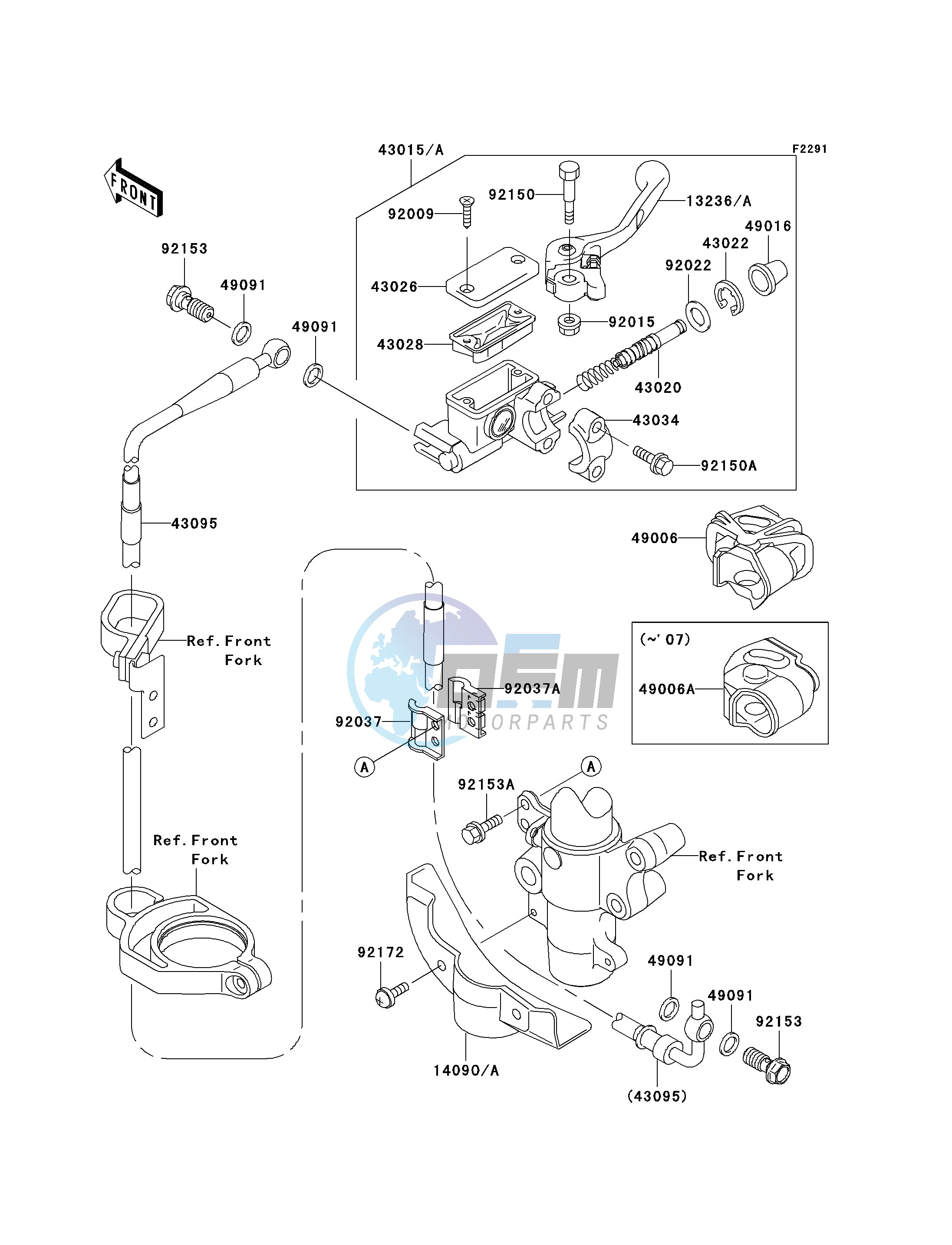 FRONT MASTER CYLINDER